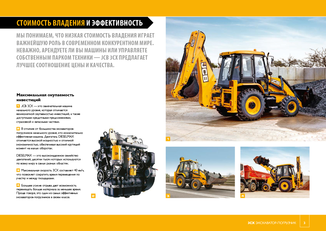 Jcb 4cx характеристики